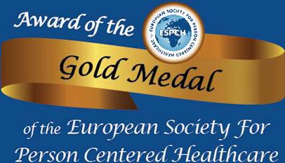 Award of the Gold Medal of the European Society for Person Centered Healthcare