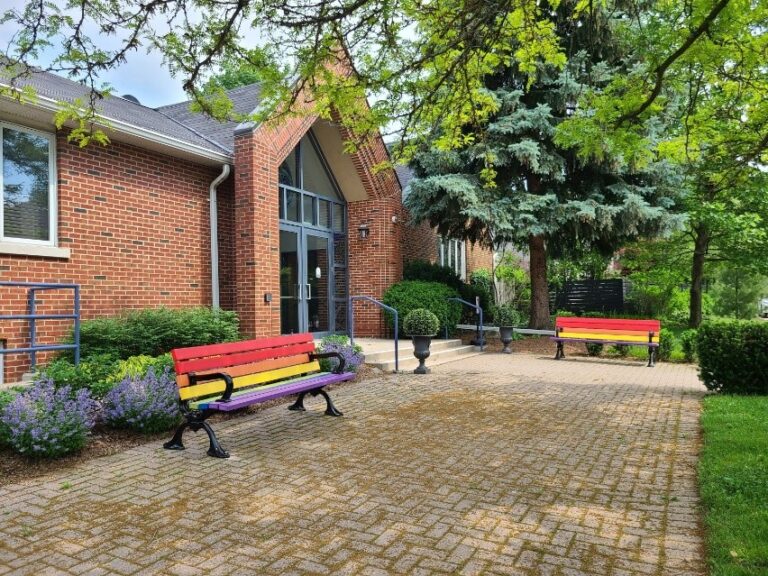 Friendship Benches at Armour Heights Presbyterian Church