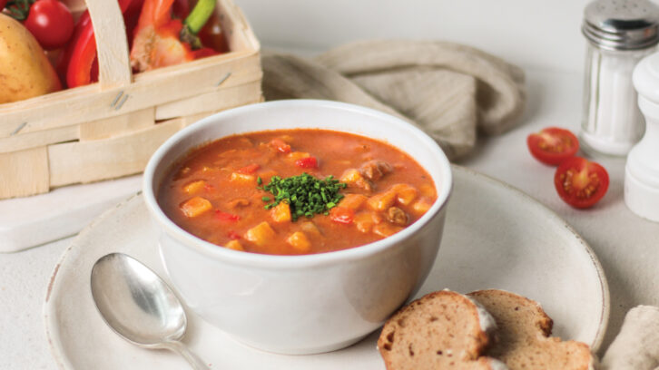 Traditional Goulash Beef Stew Soup Bowl