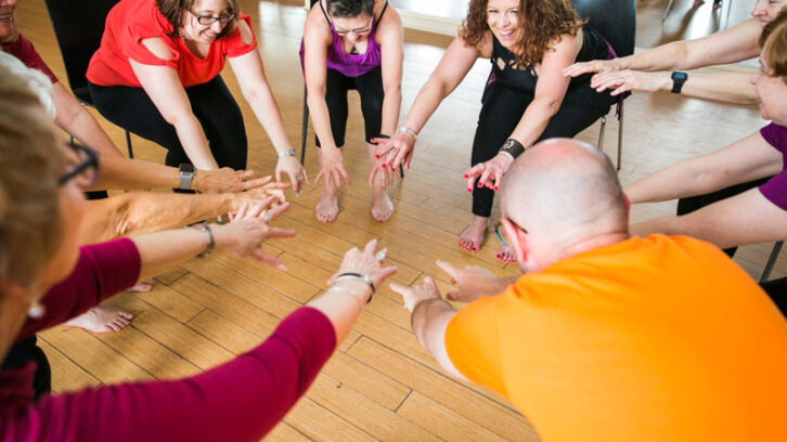 Seated stretches with Jennifer Hicks