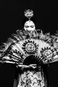 Woman in cultural attire