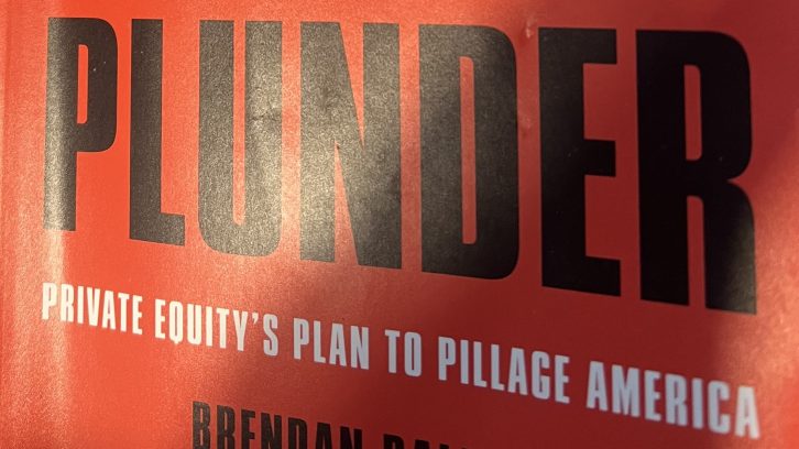 Book cover: Plunder - Private Equity's Plan to Pillage America